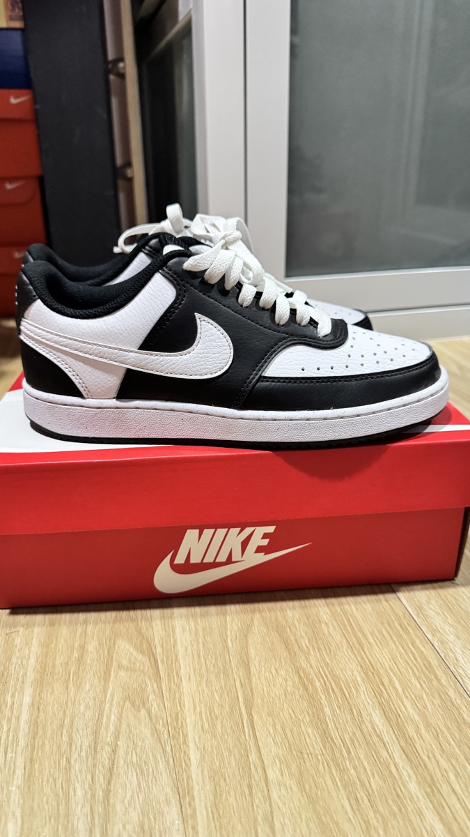 SASOM shoes Nike Court Vision Low Next Nature 'Black White