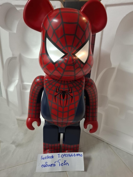 BE@RBRICK THE AMAZING SPIDER-MAN 1000％ BE@RBRICK SPIDER MAN BLACK COSTUME 1000 % Medicom Toy