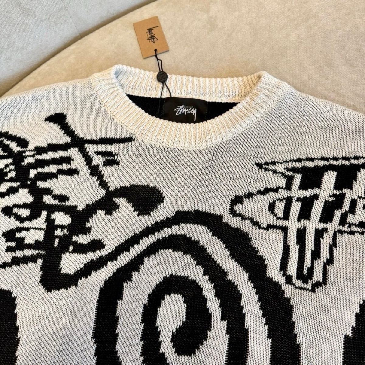 Buy Stussy x Nike Icon Knit Sweater 'Natural' - DR2893238
