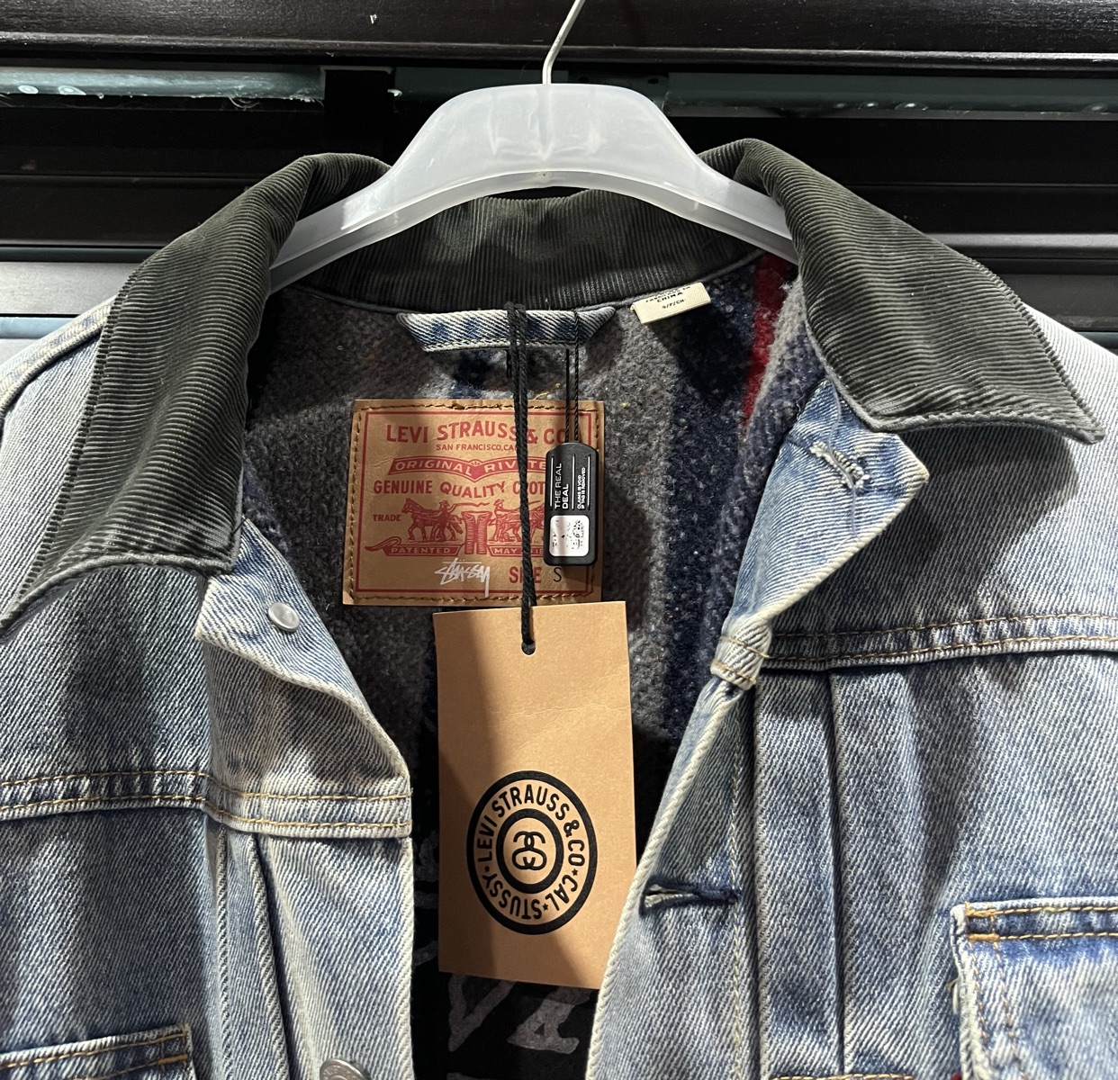 stussy × levi's embossed trucker jacket Stussy-x-Levi_s-Embossed-