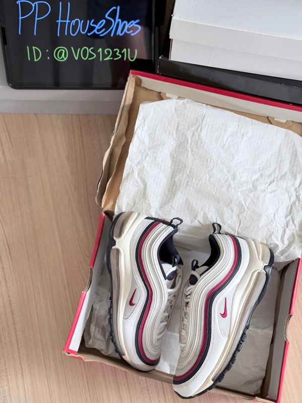 nike air max 97 white red crush