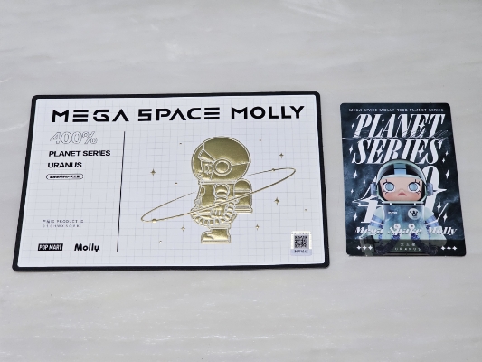 เช็คการ์ด) Pop Mart Uranus (Mega Space Molly Planet Series Fiqures