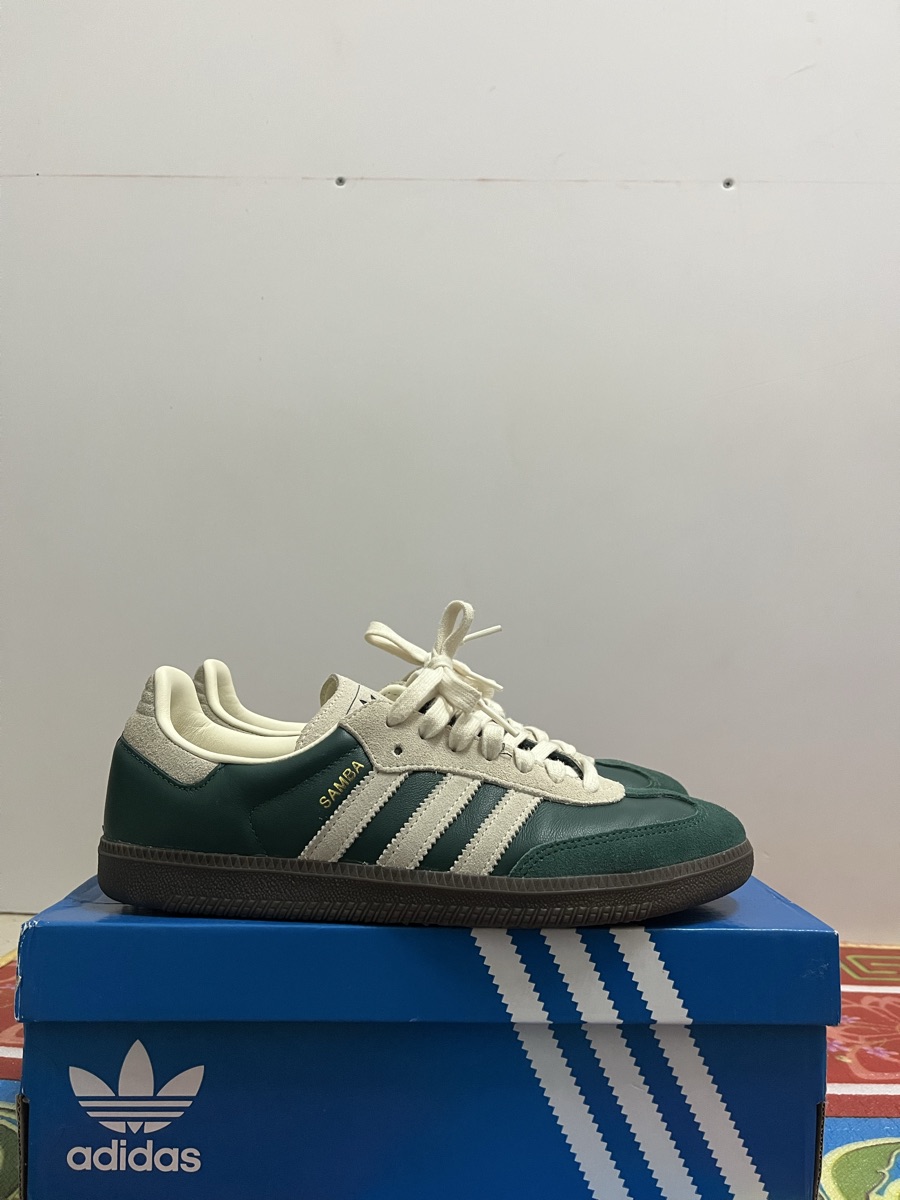 adidas gazelle silver green womens adidas Men's Samba Originals OG "Collegiate Green Gum" main image 0