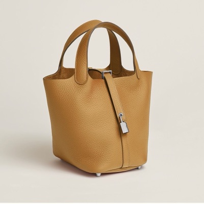Hermes Picotin Lock Bag 18 In Clemence Leather With