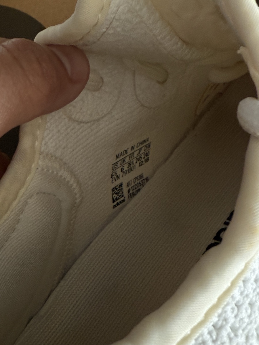 yeezy cream white tag