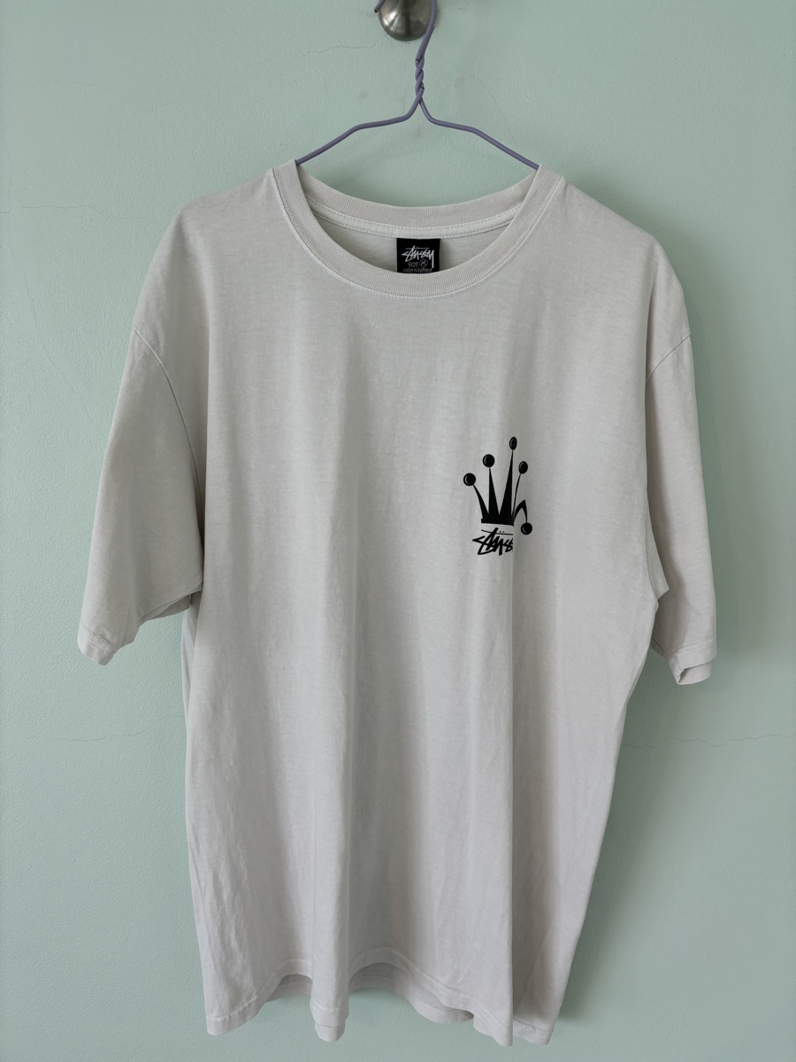 Buy Stussy Regal Crown Tee Pigment Dyed Natural | SASOM
