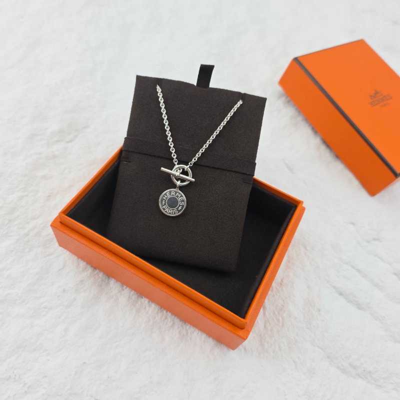 Buy Hermes Amulettes Hermès Ex-Libris Pendant Silver | SASOM