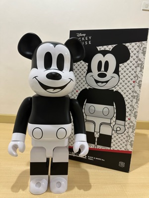 BE@RBRICK MICKEY MOUSE (B&W 2020 Ver.) 1000% | SASOM