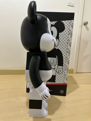 Bearbrick Mickey Mouse 2020 1000% R&W Ver. - US