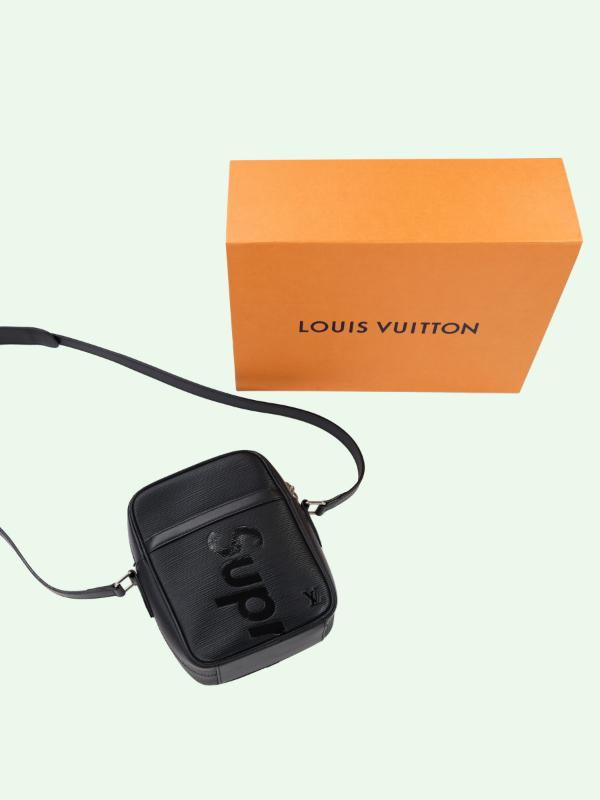 Louis Vuitton x Supreme Danube Epi PM Black