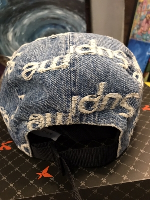 【新品】Supreme　Frayed　Logos　Denim　Camp　Cap 1ae6f2b087c5a43850ec6ad02165e1