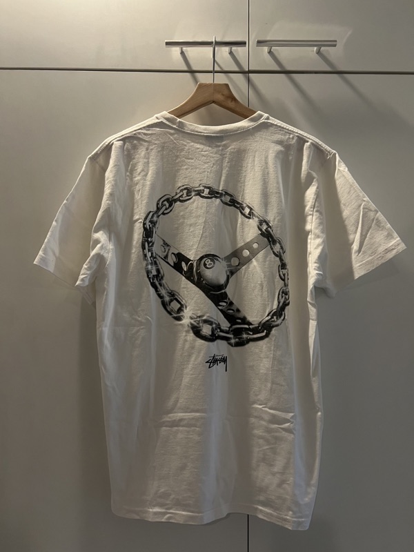 Stussy Chain-Link Tee White Shop Authentic at SASOM