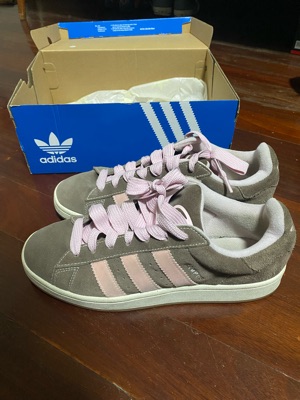 adidas gazelle silver green womens Kids Campus 00s (GS)