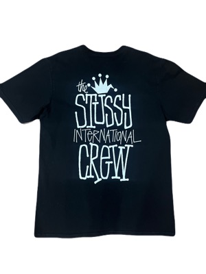 Stussy Crown International Tee Pigment Dyed Black
