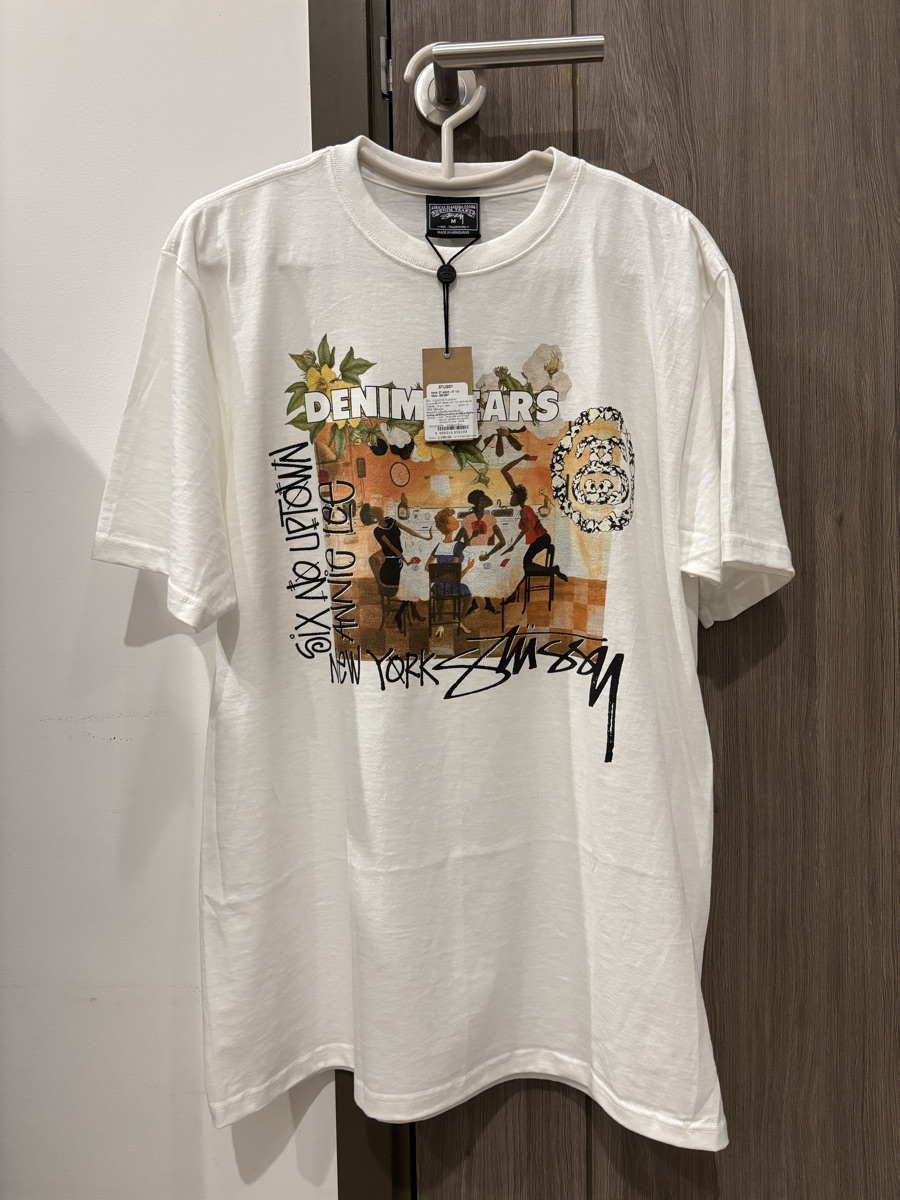 Buy Stussy & Denim Tears Annie Lee Tee White | SASOM