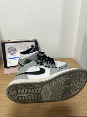 jordan 1 mid light smoke grey vinted
