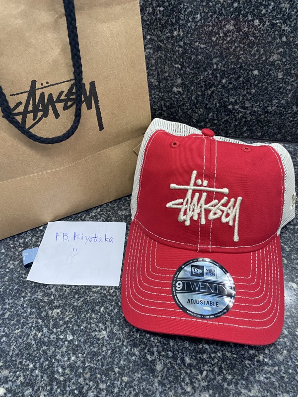 帽子 Stussy NEW ERA 9TWENTY BASIC TRUCKER RED Stussy New Era 9twenty Basic Trucker 卡車帽帽子紅色1311126-