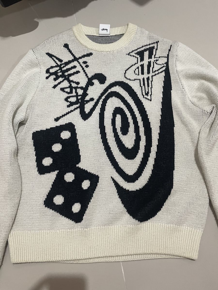 トップス Stussy x Nike Icon Knit Sweater 'Natural Nike x Stussy Knit Sweater Natural Men's - SS23 - US