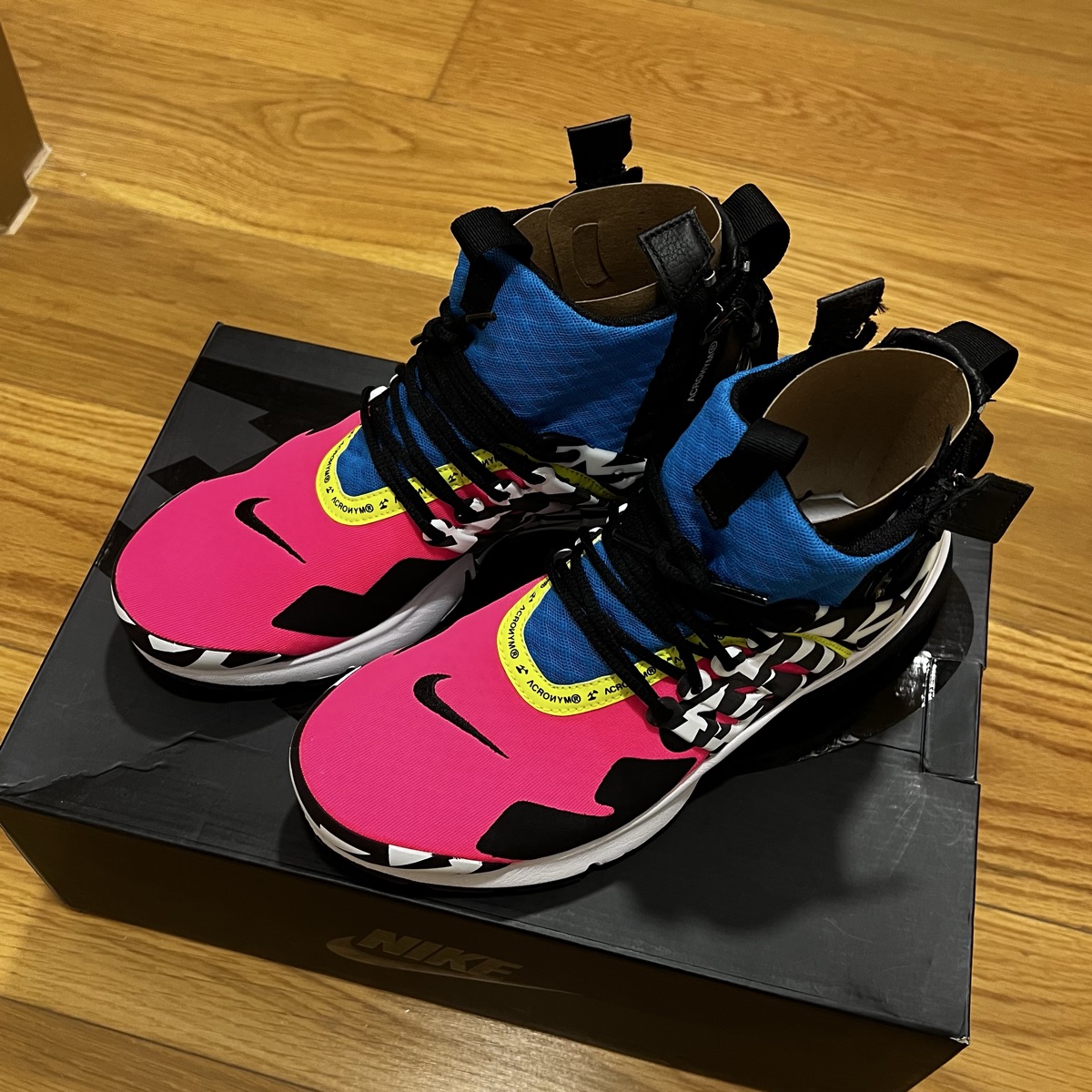 nike acronym presto racer pink outfit