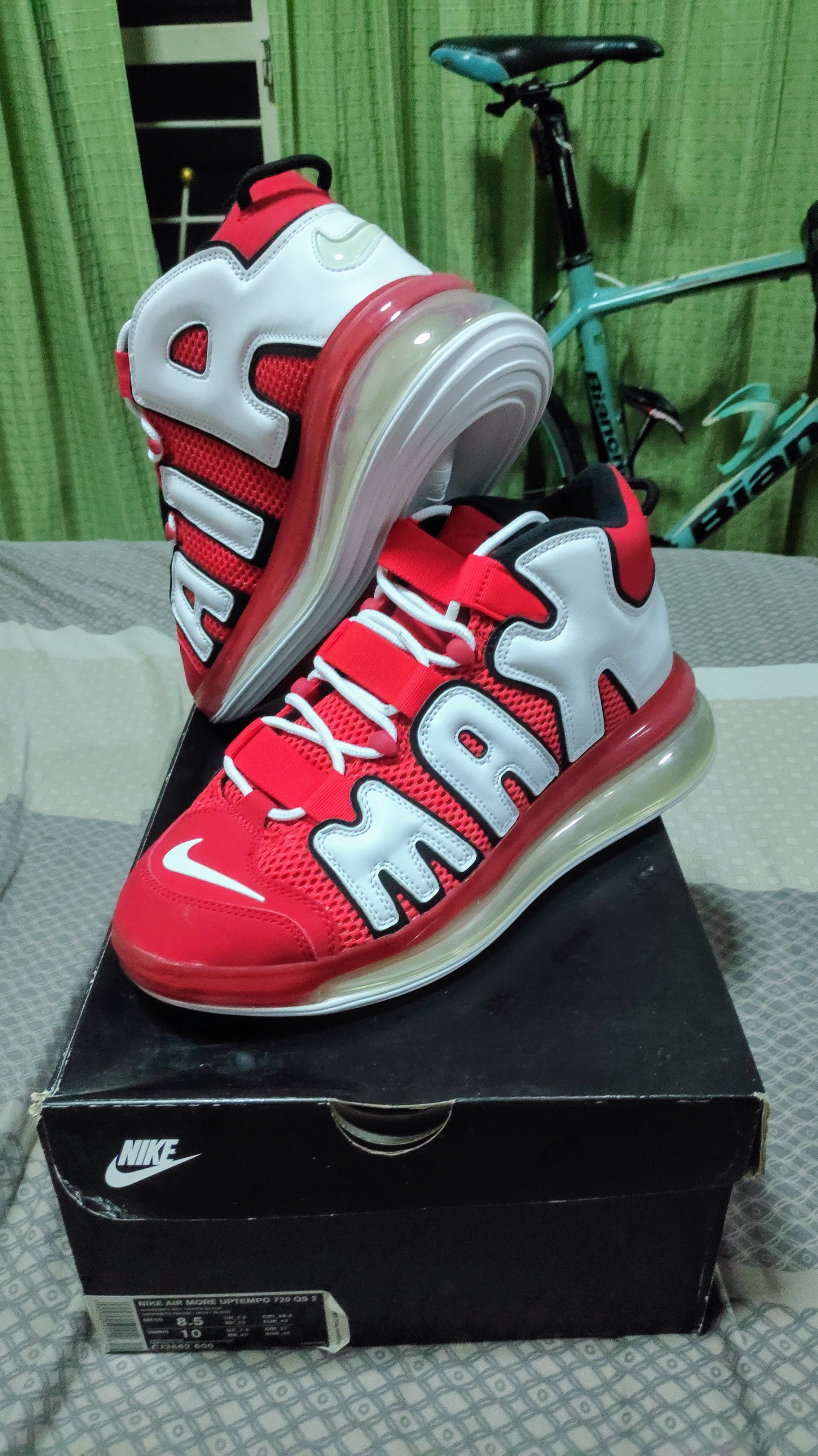 UPTEMPO720 UNIVERSITY RED WHITE BLACK