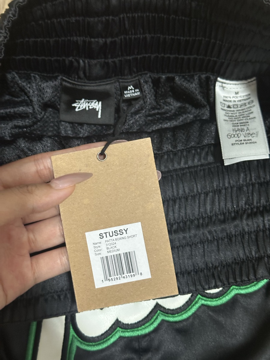 Patta x Stussy Boxing Short (Black) – Patta UK