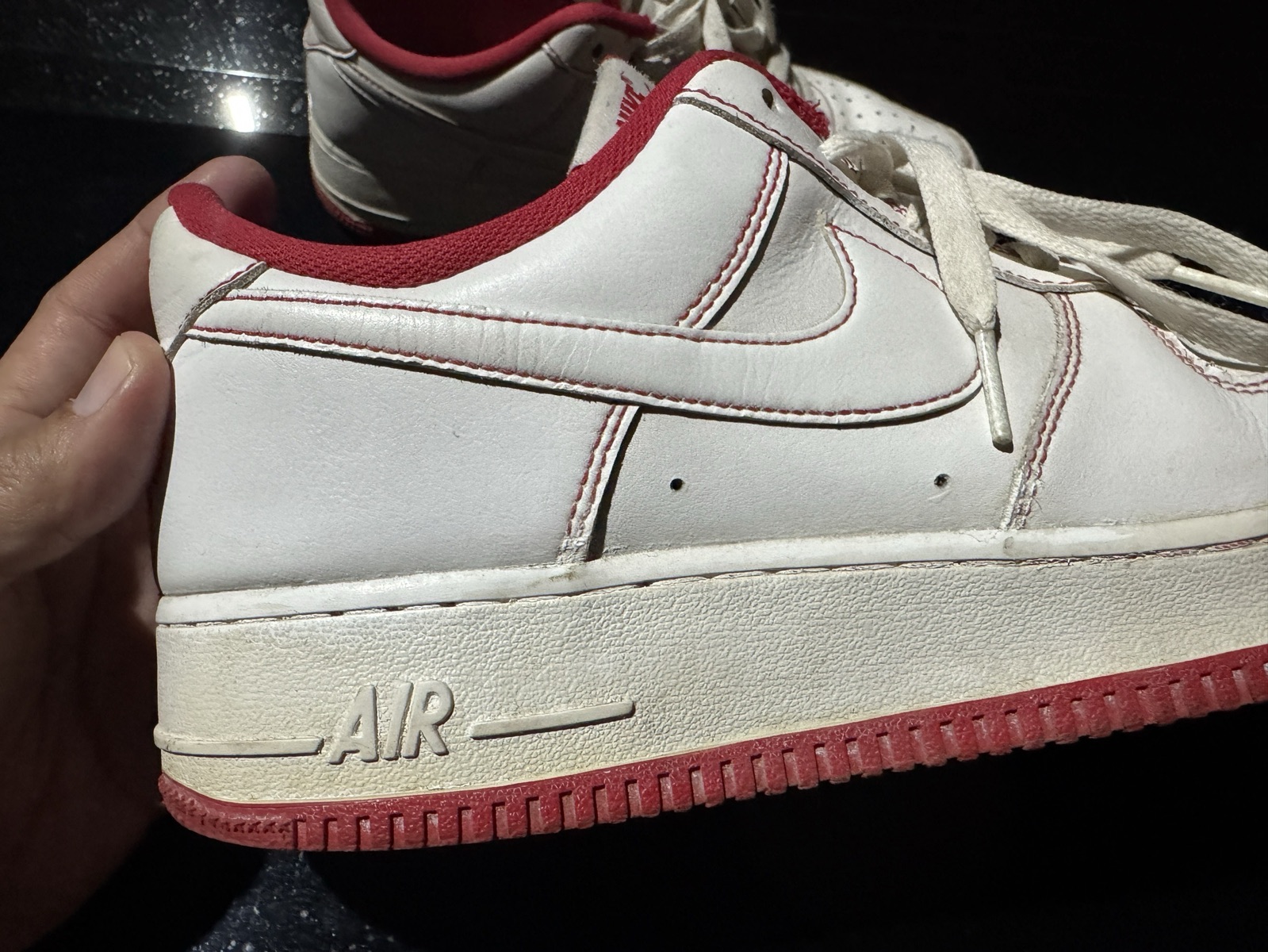 Nike Air Force Low '07 White University Red SASOM