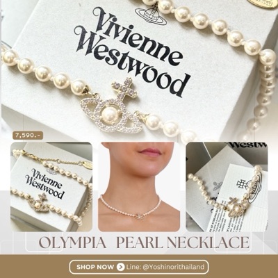 ★Vivienne Westwood★ Vivienne Westwood 6301011P 02R667 Olym Designer Necklaces for Women | Vivienne Westwood®