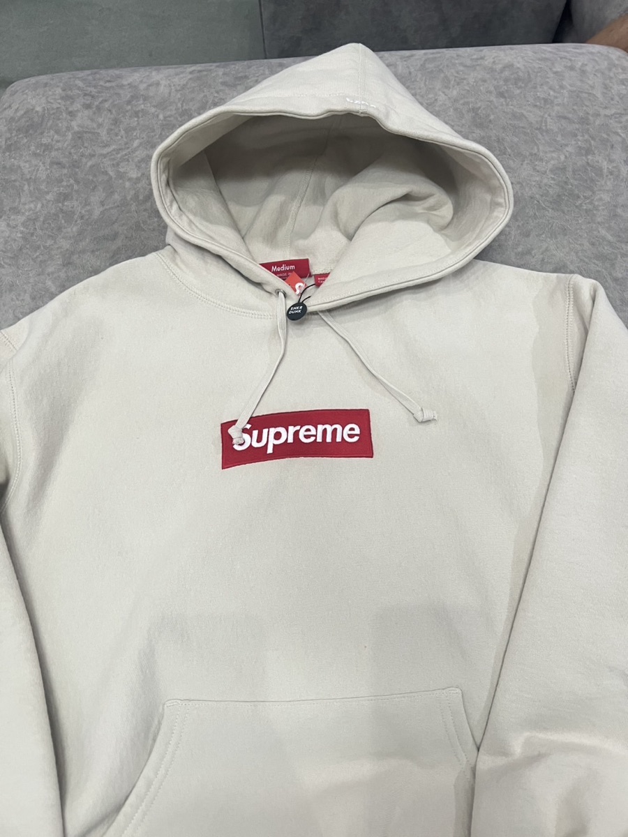 Supreme Supreme Box Logo Hoodie - Stone Hoodie – Jawns on Fire