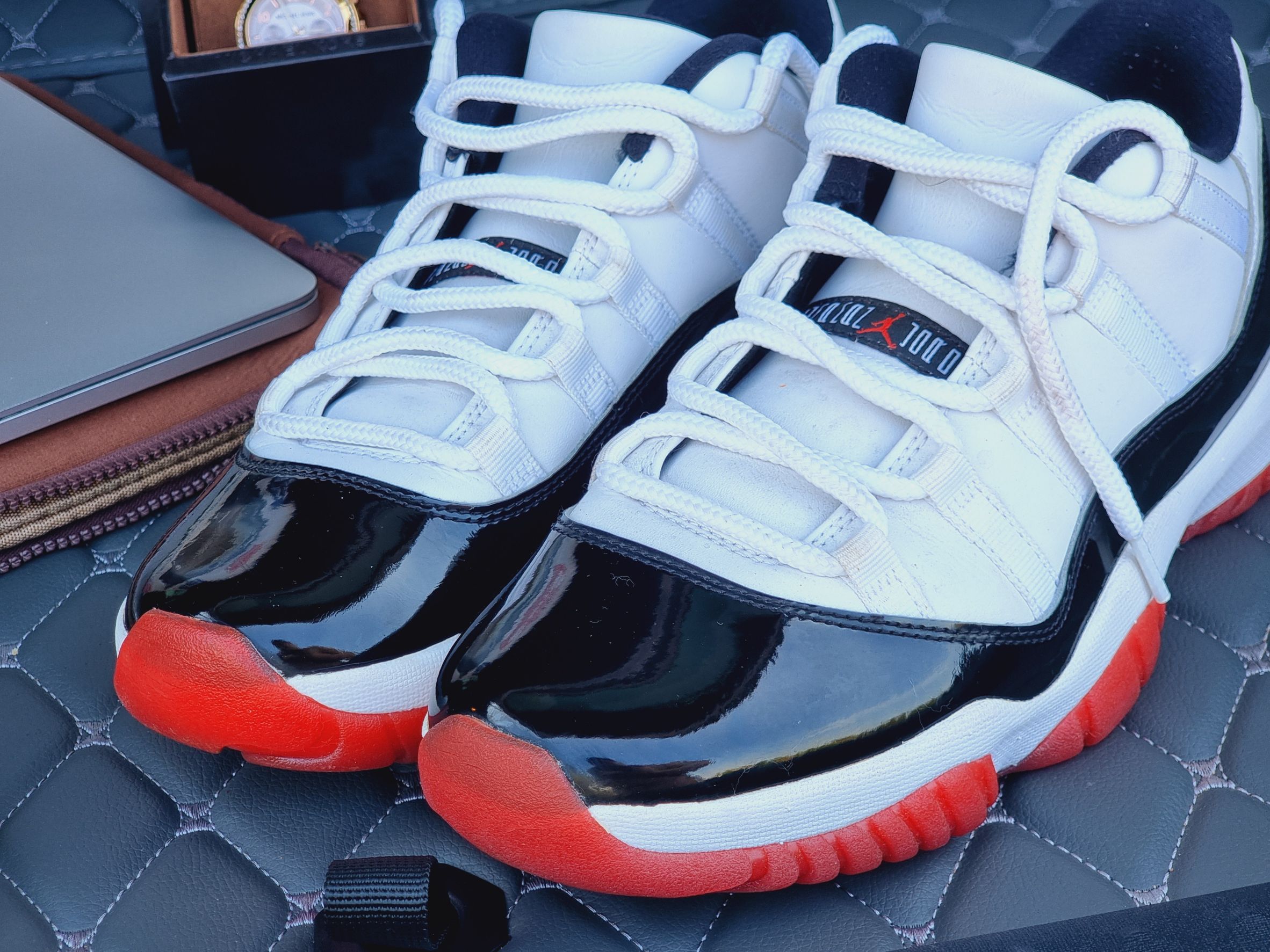 jordan 11 low concord bred fake
