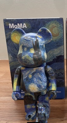 BE@RBRICK Vincent Van Gogh The Starry Night 400% + 100% BE@RBRICK Vincent Van Gogh The Starry Night 400% + 100%