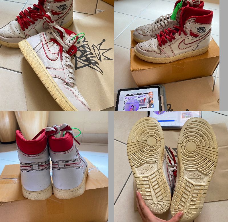 jordan 1 high phantom gym red