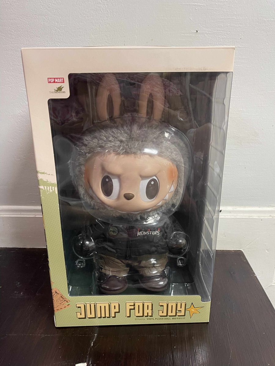 Pop Mart The Monsters-Jump For Joy Vinyl Plush Doll | ของแท้