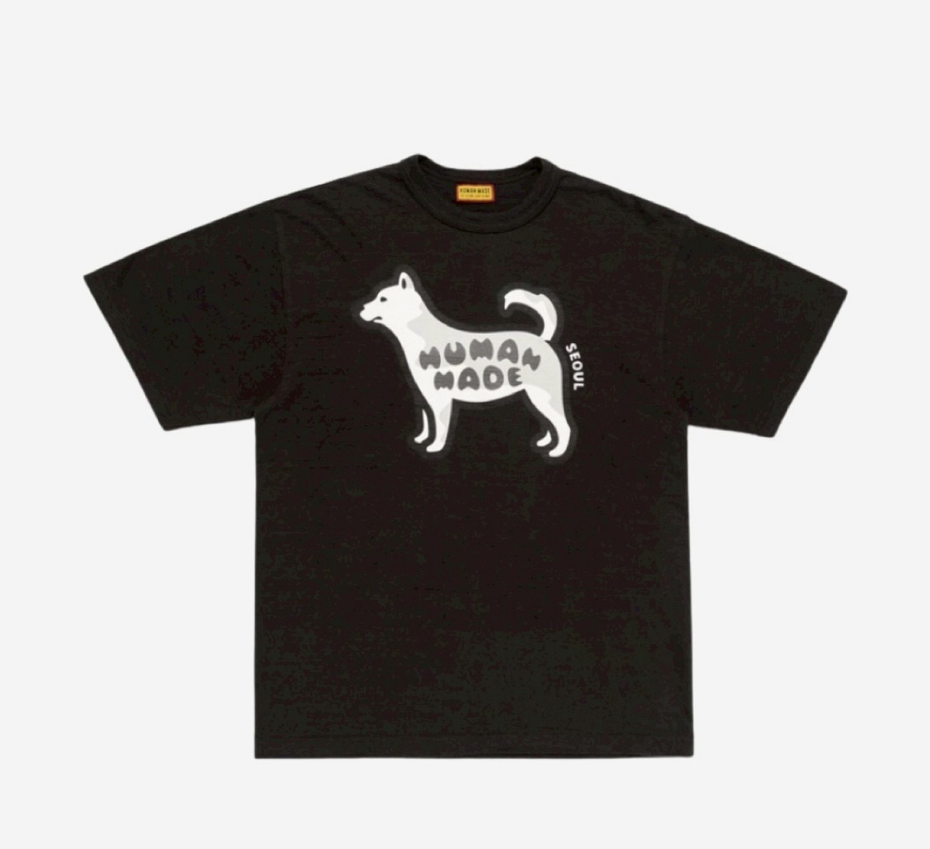 店舗限定 HUMAN MADE Animal Graphic Tee 外苑前 Human Made Animal Graphic T-Shirt Jindo Dog Black Seoul