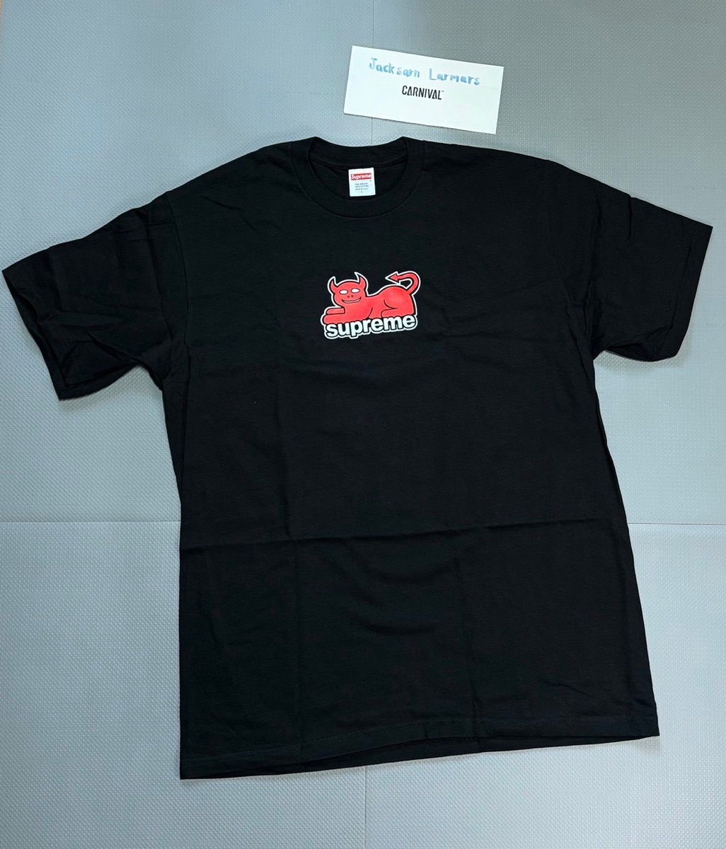 Tシャツ・カットソー Supreme x Toy Machine Devil Cat T-Shirt Black Supreme Toy Machine Devil Cat Tee Black (SS24) | ของแท้