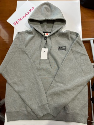 【Nike x Stussy】 NRG RA Pullover Hoodie Dark Grey Heather Nike X Stussy U Nrg Ra Po Hoodie XL - POIZON