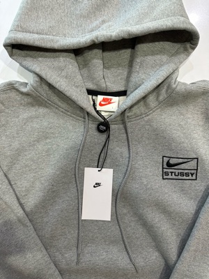 Nike x Stussy NRG RA Pullover Hoodie Dark Grey Heather