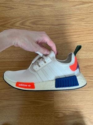 adidas gazelle silver green womens Adidas NMD_R1 PK Men's Shoes White/White/Black main image 1