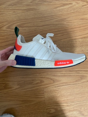 adidas NMD R1 Cloud White Solar Red | SASOM