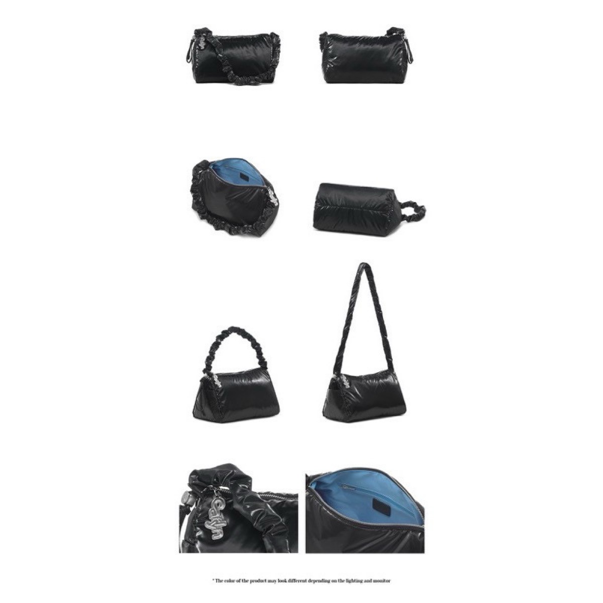 Buy Carlyn Russ In Polyester-PU Space Black | SASOM