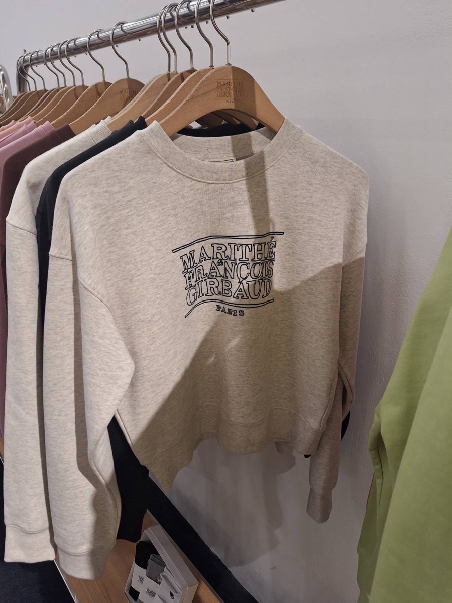 Marithe Francois Girbaud W Doodle Classic Logo Crop