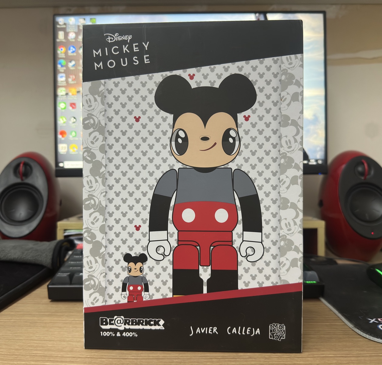 その他 BE@RBRICK Javier Calleja MICKEY MOUSE MEDICOM TOY - BE@RBRICK Javier Calleja 100％ & 400％