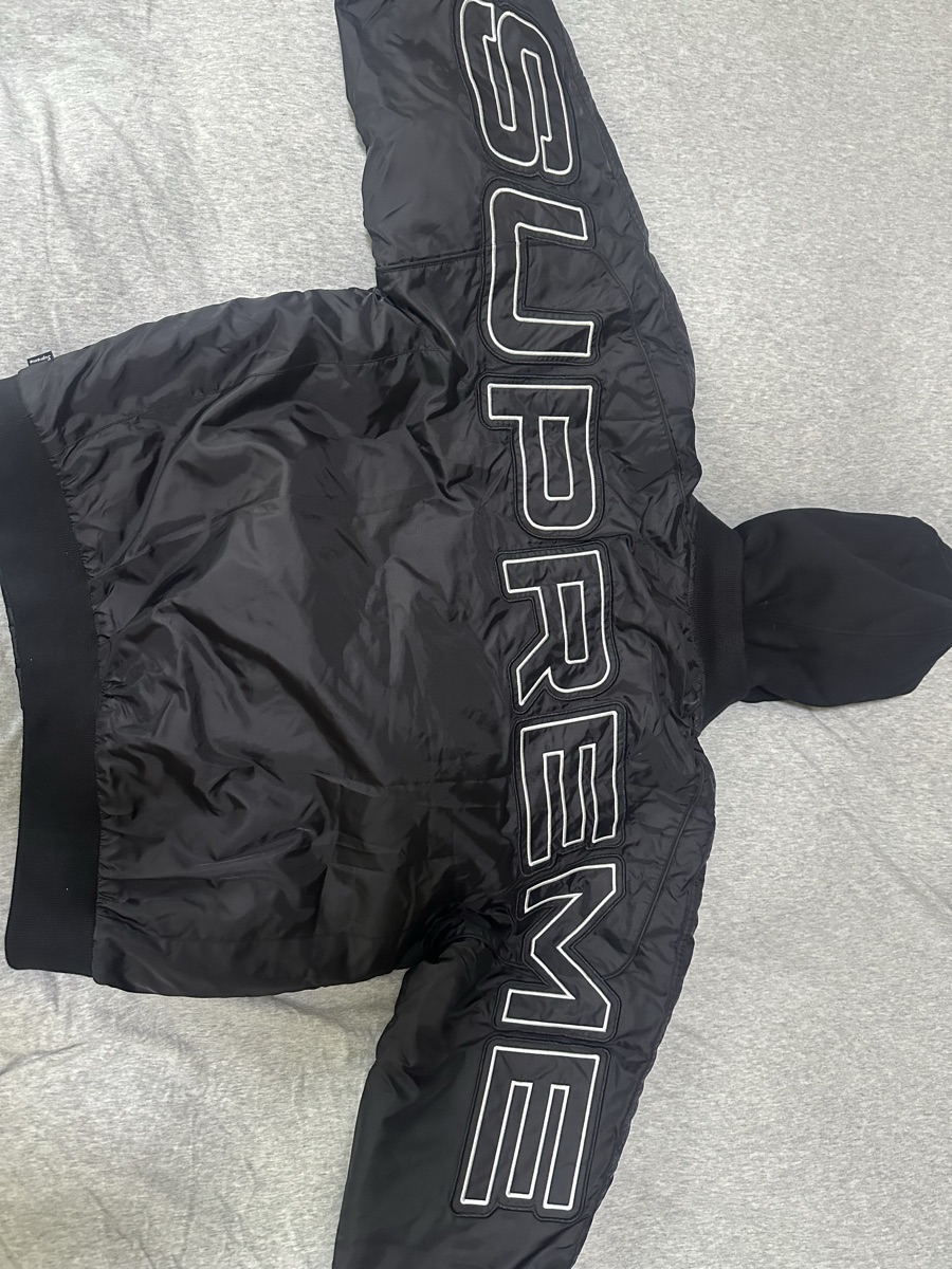 Supreme 24ssHooded StadiumJacketブラックSサイズ Supreme Hooded Stadium Jacket (SS24) - $238