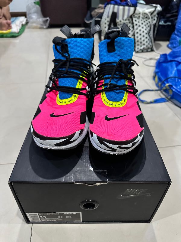 nike acronym presto racer pink outfit