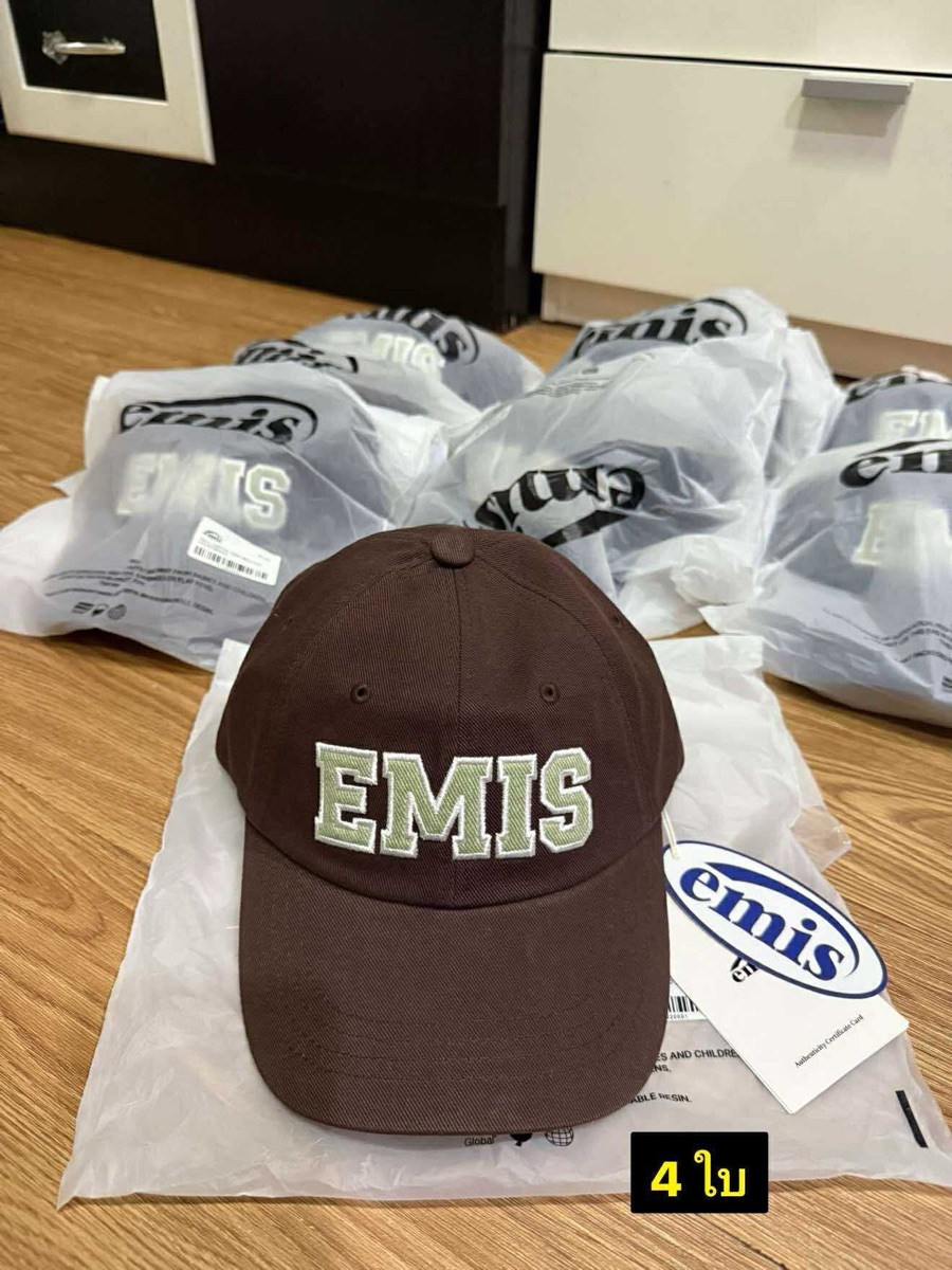 ★EMIS★ TWILL CAPITAL LOGO BALL CAPBROWN m1037_1348953 TWILL CAPITAL LOGO BALL CAP-BROWN - EMIS