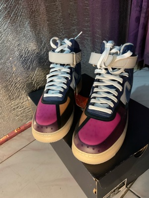 Thunder Air Force Pink And Blue Nike Air Force High '07 Premium