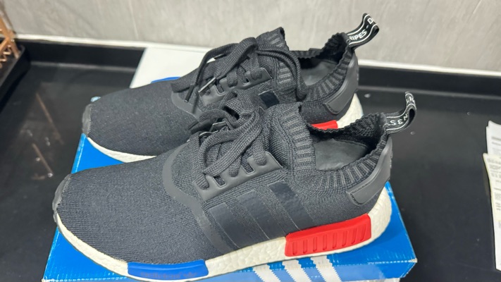 Nmd r1 pk black red outlet blue