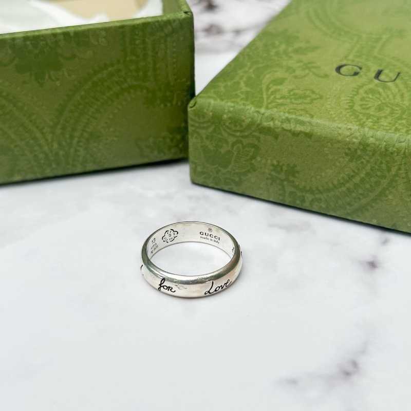 925 Sterling Gucci Ring Blind For Love Gucci Blind For Love' Ring