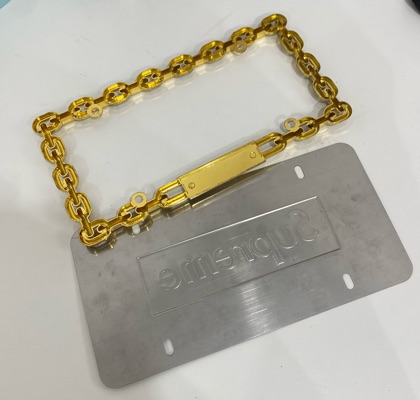 Supreme Chain License Supreme License Plate Holder ช้อป