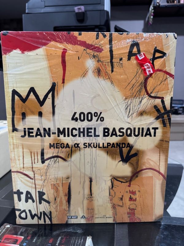เช็คการ์ด) Pop Mart Mega Skullpanda Jean-Michel Basquiat (001) 400%