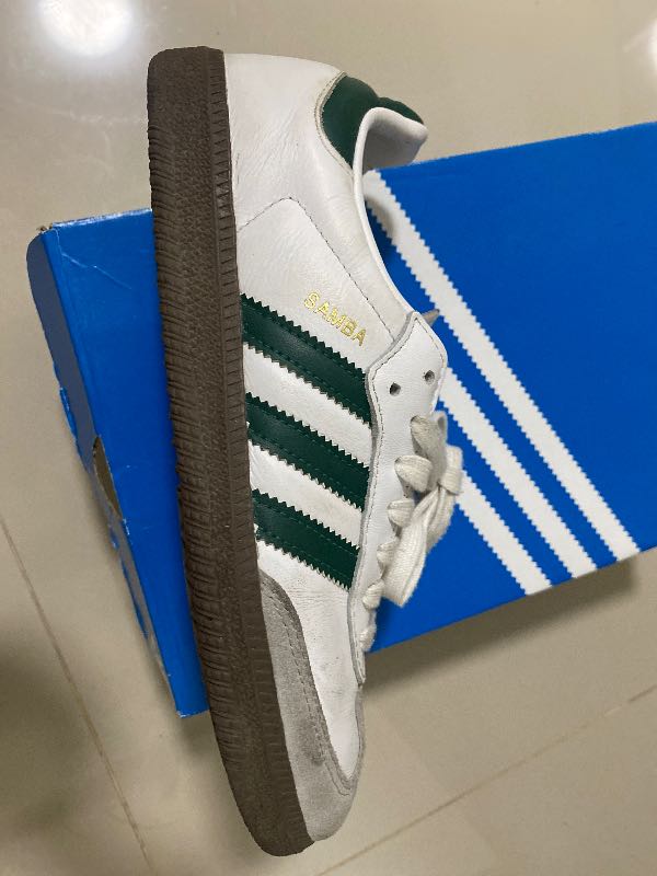 adidas gazelle silver green womens Adidas Samba OG White Black Premium Quality(Dot Perfect)  Sablelo.pk